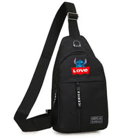 Stitch Multifunctional Chest Bag - Men's Trend Shoulder Bag, Outdoor Fashion Crossbody Bag - Lusy Store LLC