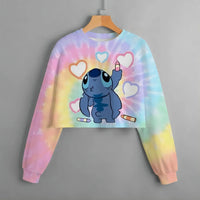 Stitch Patterned Spring Hoodies - Fashionable Girls' Long Sleeved Round Neck Sweaters 10