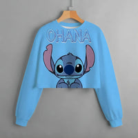 Stitch Patterned Spring Hoodies - Fashionable Girls' Long Sleeved Round Neck Sweaters 6