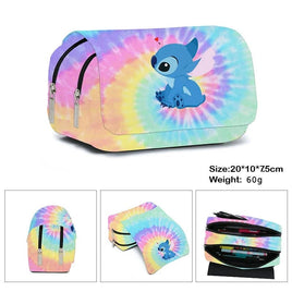 Stitch Pencil Case - Cartoon Stationery Box for Students, Cute Anime Bag for School