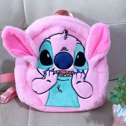 Stitch Plush Backpack Cartoon Fashion 3d Mini Women's Backpack Large Capacity - Lusy Store LLC