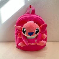 Stitch Plush Backpack for Kids - Cute and Soft Stuffed Cartoon Anime Shoulder Bag - Kawaii Cosplay - Lusy Store LLC