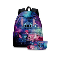 Stitch School Bag Backpack - Cute Cartoon Animation Design for Primary and Secondary School Students - Lusy Store LLC