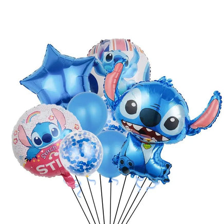 Stitch Balloon Set – Cartoon Theme Birthday Party Decorations – Lusy Store 1-set Stitch-12
