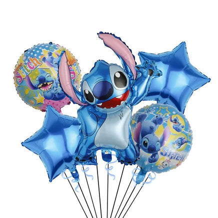 Stitch Balloon Set – Cartoon Theme Birthday Party Decorations – Lusy Store 1-set Medium-6