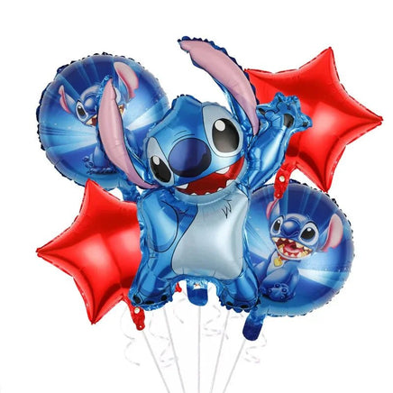 Stitch Balloon Set – Cartoon Theme Birthday Party Decorations – Lusy Store 1-set Large stitch-2