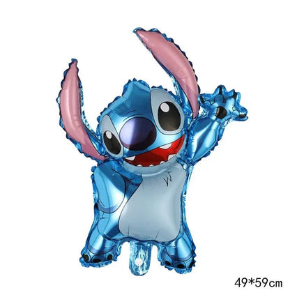 Stitch Balloon Set – Cartoon Theme Birthday Party Decorations – Lusy Store 5pcs Medium Stitch
