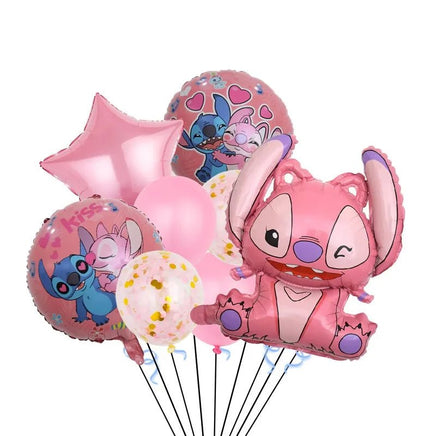 Stitch Balloon Set – Cartoon Theme Birthday Party Decorations – Lusy Store 1-set Medium-10
