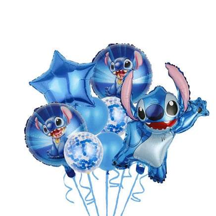 Stitch Balloon Set – Cartoon Theme Birthday Party Decorations – Lusy Store