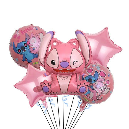 Stitch Balloon Set – Cartoon Theme Birthday Party Decorations – Lusy Store 1-set Medium-7