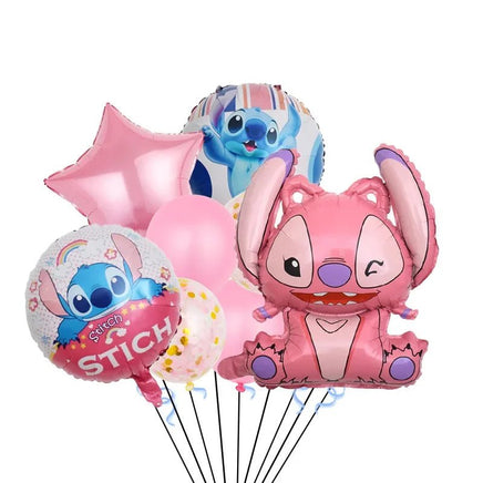 Stitch Balloon Set – Cartoon Theme Birthday Party Decorations – Lusy Store 1-set Stitch 14