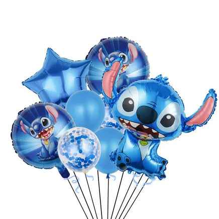 Stitch Balloon Set – Cartoon Theme Birthday Party Decorations – Lusy Store 1-set Stitch