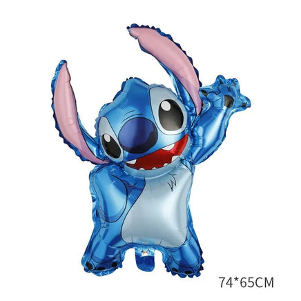 Stitch Balloon Set – Cartoon Theme Birthday Party Decorations – Lusy Store 5pcs Large Stitch