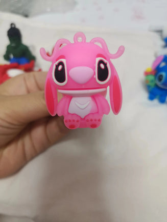 Stitch Spiderman Anime Car Perfume Holder - Cartoon Car Decor - Kid Toy Gift Stitch W