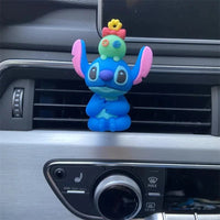Stitch Spiderman Anime Car Perfume Holder - Cartoon Car Decor - Kid Toy Gift Stitch A