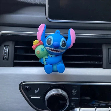 Stitch Spiderman Anime Car Perfume Holder - Cartoon Car Decor - Kid Toy Gift Stitch G