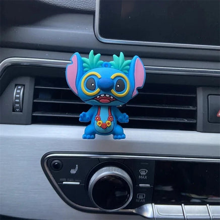 Stitch Spiderman Anime Car Perfume Holder - Cartoon Car Decor - Kid Toy Gift Stitch C