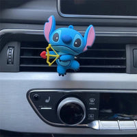 Stitch Spiderman Anime Car Perfume Holder - Cartoon Car Decor - Kid Toy Gift Stitch H