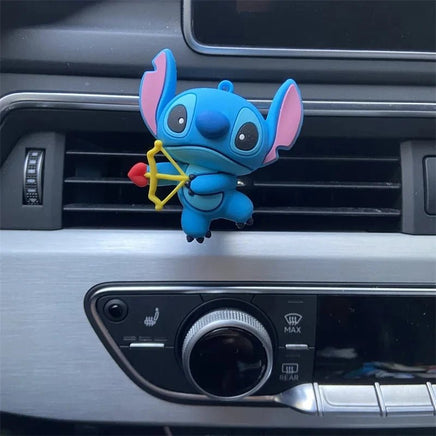Stitch Spiderman Anime Car Perfume Holder - Cartoon Car Decor - Kid Toy Gift Stitch H