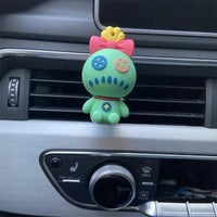 Stitch Spiderman Anime Car Perfume Holder - Cartoon Car Decor - Kid Toy Gift Stitch F