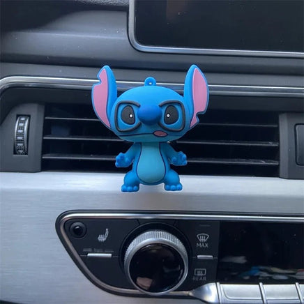 Stitch Spiderman Anime Car Perfume Holder - Cartoon Car Decor - Kid Toy Gift Stitch E