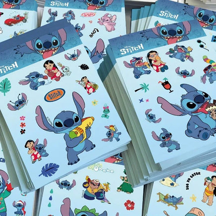 Stitch Sticker - 8 Sheets Cute Creative PVC Waterproof Decorative