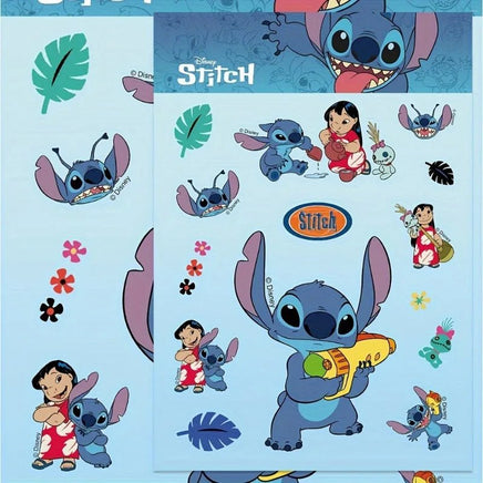 Stitch Sticker - 8 Sheets Cute Creative PVC Waterproof Decorative