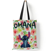 Stitch Tote Bags for Women - Canvas Handbags, Large Capacity Shopping Bags 12