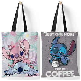 Stitch Tote Bags for Women - Canvas Handbags, Large Capacity Shopping Bags