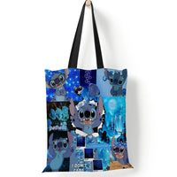 Stitch Tote Bags for Women - Canvas Handbags, Large Capacity Shopping Bags 18