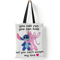 Stitch Tote Bags for Women - Canvas Handbags, Large Capacity Shopping Bags 8