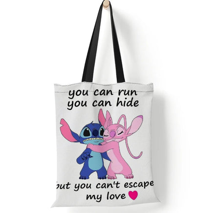 Stitch Tote Bags for Women - Canvas Handbags, Large Capacity Shopping Bags 8