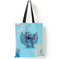 Stitch Tote Bags for Women - Canvas Handbags, Large Capacity Shopping Bags 9