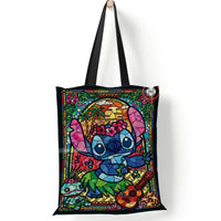 Stitch Tote Bags for Women - Canvas Handbags, Large Capacity Shopping Bags 1