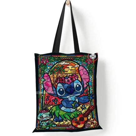Stitch Tote Bags for Women - Canvas Handbags, Large Capacity Shopping Bags 1