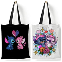 Stitch Tote Bags for Women - Canvas Handbags, Large Capacity Shopping Bags