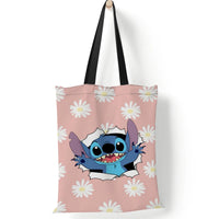 Stitch Tote Bags for Women - Canvas Handbags, Large Capacity Shopping Bags 10