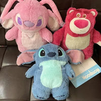 Stitch Winter Plush Hot Water Bottle - Extra Large, Anime Design Holiday Gift for Girls - Lusy Store LLC