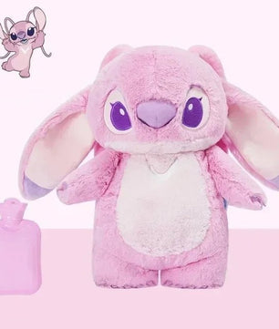 Stitch Winter Plush Hot Water Bottle - Extra Large, Anime Design Holiday Gift for Girls - Lusy Store LLC