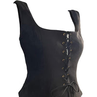 Suede Vest for Men/Women Black