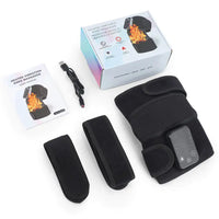Knee Heating Massager Black Rechargeable type