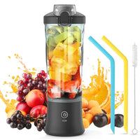 Electric Juicer Fruit Mixers Black Blue 600ML
