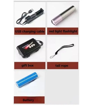Red Light Therapy Lamp - Scar Removal & Skin Care Flashlight - Lusy Store LLC 