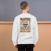 One Piece sweatshirt unisex soft classic fit sweater OPP1 White