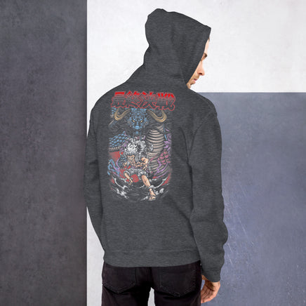 One Piece hoodie unisex staple cotton fabric is a popular material gift idea Dark Heather
