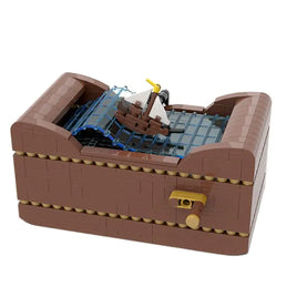Lusy Store LLC Ship At Sea Building Blocks Toy Toys