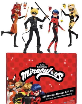 Miraculous Ladybug Cat Noir Action Figure – 28cm (11in) Collectible Toy – Lusy Store A set of 4 11"