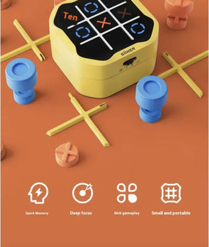 Lusy Store LLC Qike Super Tic-Tac-Toe All-in-One Chess Collection - Fun & Educational Electronic Toy for Kids Toys