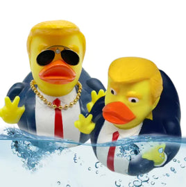 Lusy Store LLC Trump Rubber Duck Bath Toys: Squeaky Fun for Kids Toys