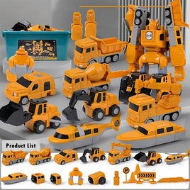 Lusy Store LLC DIY Magnetic Engineering Vehicle &amp; Robot Toy for Kids Toys